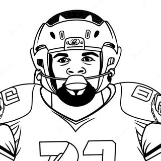 Ezekiel Elliott Coloring Pages