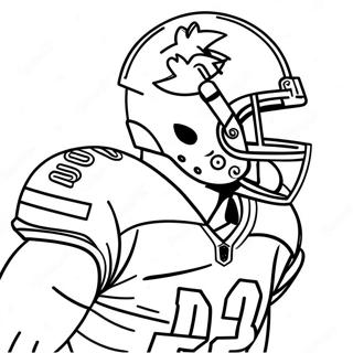 Ezekiel Elliott Coloring Page 74032-59459