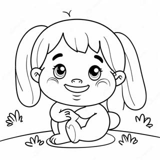 Cute Izzy With A Big Smile Coloring Page 74093-59505