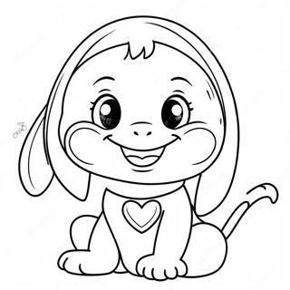 Cute Izzy With A Big Smile Coloring Page 74093-59507