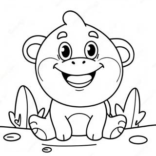 Cute Izzy With A Big Smile Coloring Page 74093-59508