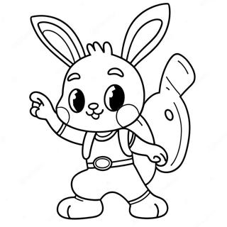 Super Rabbit Boy Coloring Page 74112-59520