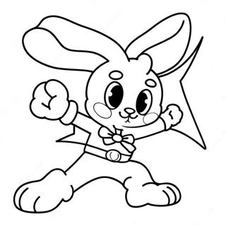 Super Rabbit Boy In Action Coloring Page 74113-59521