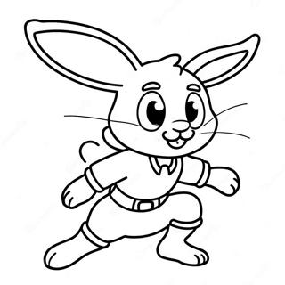 Super Rabbit Boy In Action Coloring Page 74113-59524