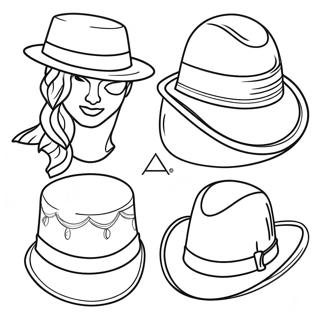 Hats Coloring Pages