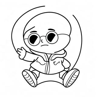 Cool Gangsta Stewie With Sunglasses Coloring Page 74133-59534