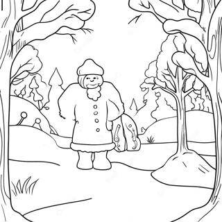 Winter Wonderland Coloring Page 74143-59547