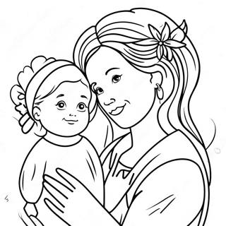 Christian Mother S Day Coloring Page 74162-59558