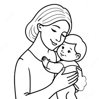 Heartwarming Christian Mother S Day Coloring Page 74163-59562