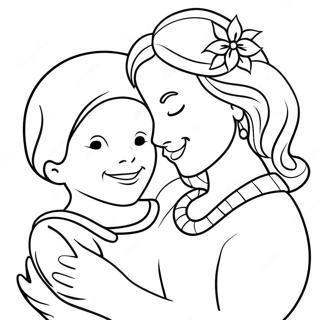 Heartwarming Christian Mother S Day Coloring Page 74163-59564