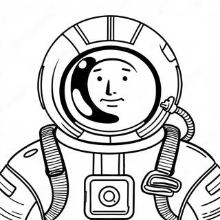 Astronaut Coloring Pages