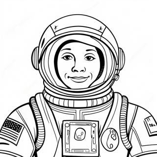 Astronaut Coloring Page 74172-59566