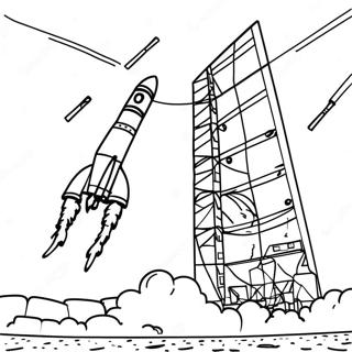 Apollo 11 Rocket Launch Coloring Page 74182-59576