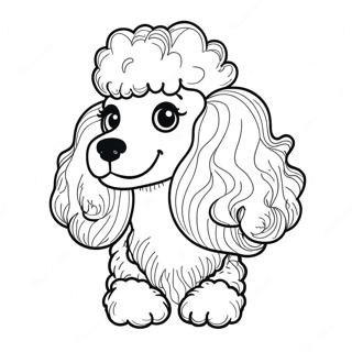 Poodle Coloring Pages