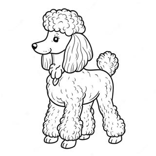 Poodle Coloring Page 7431-6284