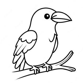 Raven Coloring Pages