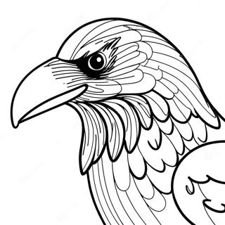 Raven Coloring Page 7441-6100