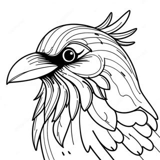 Raven Coloring Page 7441-6289