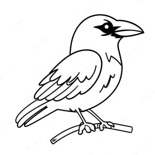 Raven Coloring Page 7441-6290