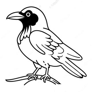 Raven Coloring Page 7441-6291