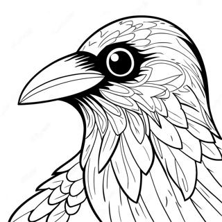 Raven Coloring Page 7441-6292