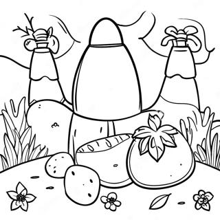 Hidden Objects In Nature Coloring Page 7472-6319