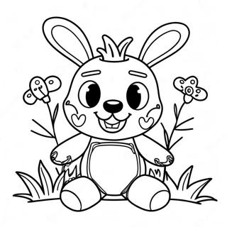 Spring Trap Coloring Pages