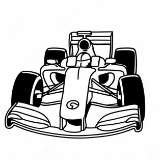 F1 Racing Fun Coloring Pages