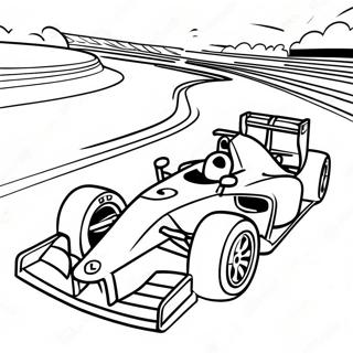 Exciting F1 Race Track Coloring Page 7532-6365