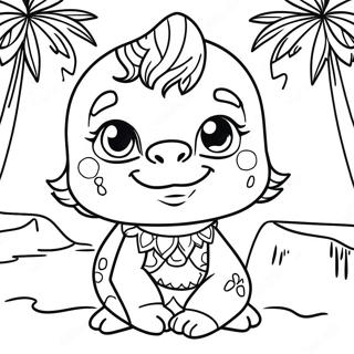 Luau Coloring Pages