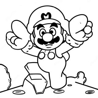 Super Mario 3d World Coloring Page 7561-6386