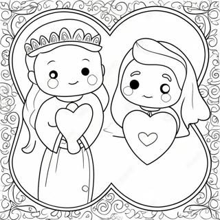 Religious Valentine Coloring Page 7571-6391