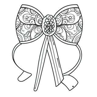 Bow Coloring Pages