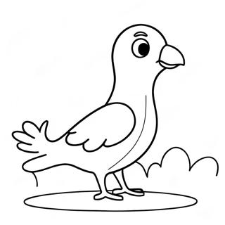 Pigeon Mo Willems Coloring Page 7601-6418