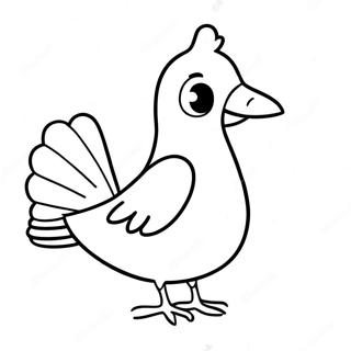 Funny Pigeon Mo Willems Coloring Page 7602-6421