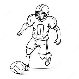 Football Coloring Page 761-612