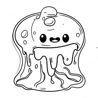 Slime Coloring Pages