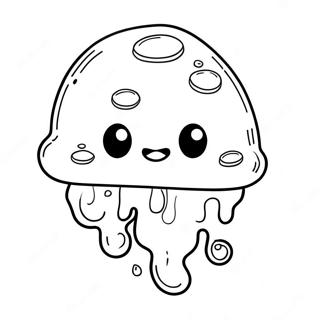 Slime Coloring Page 7621-6436