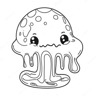 Glittery Slime Coloring Page 7622-6441