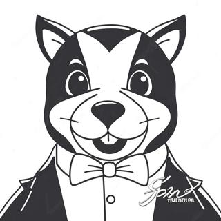 Tuxedo Sam Coloring Page 7631-6439