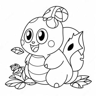 Pokemon Halloween Pumpkin Coloring Page 7641-6451