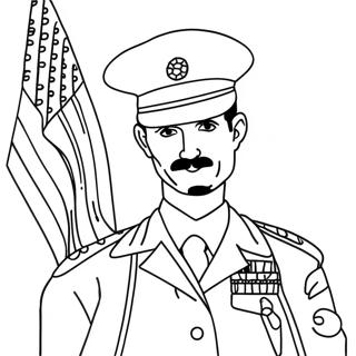 Thank You Veterans Coloring Page 7651-6459