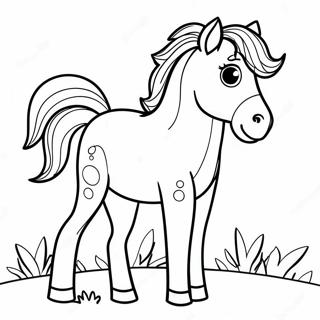 Baby Horse Coloring Pages