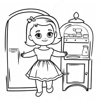 Gabby Dollhouse Coloring Pages