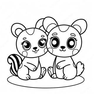 Gabby And Pandy Paws Coloring Page 7672-6477