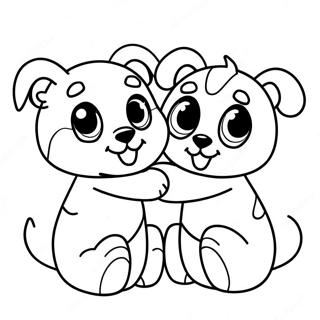 Gabby And Pandy Paws Coloring Page 7672-6478