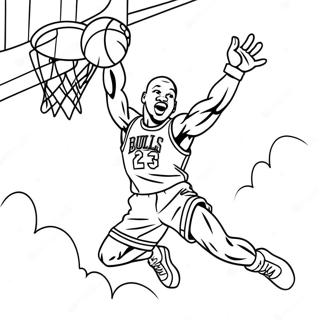 Michael Jordan Coloring Pages