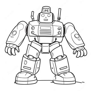 Robots Coloring Pages