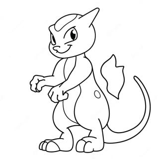 Mewtwo Coloring Pages