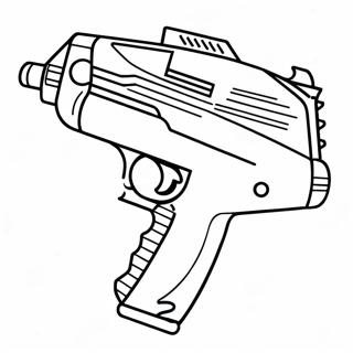 Nerf Gun Coloring Pages